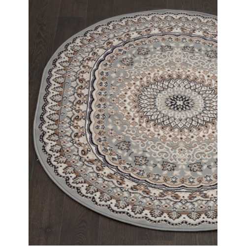 Фото Ковер Merinos Sierra D504, BLUE-BROWN 0,60*1,10 овал