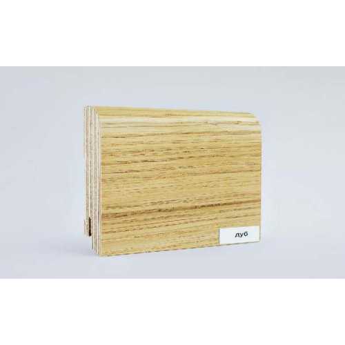 Фото Плинтус напольный шпонированный Finitura Дуб, 100*15 мм