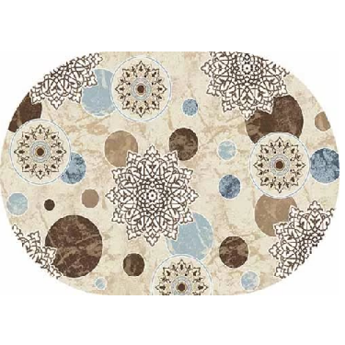 Фото Ковер Merinos Valencia Deluxe d309 Cream-Brown 1,50*2,30 овал