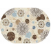 Маленькое фото Ковер Merinos Valencia Deluxe d309 Cream-Brown 1,50*2,30 овал
