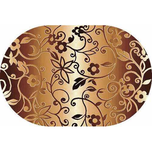 Фото Ковер Merinos Laguna d214 BEIGE ОВАЛ 1,50*3,00