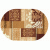 Ковер Merinos Laguna d216 BEIGE ОВАЛ 0,60*1,10 