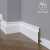 Плинтус напольный под покраску  02-083-22 Madest Decor MDF (83х22х2400 мм)