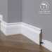 Маленькое фото Плинтус напольный под покраску 02-083-22 Madest Decor MDF (83х22х2400 мм)
