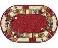  Ковер Merinos Laguna ALBINA 3  RED 2,00*3,00 овал