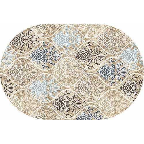 Фото Ковер Merinos Valencia Deluxe d310 cream-brown 0,80*1,50 овал