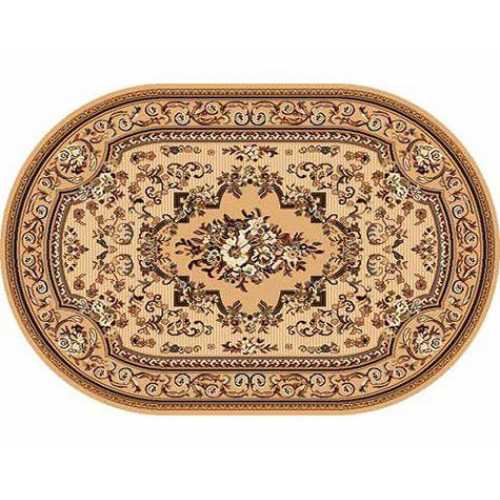 Фото Ковер Merinos Laguna ANGELIKA 4 BEIGE ОВАЛ 1,50*4,00