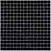Маленькое фото Мозаика стеклянная Bonaparte Black Light 20х20 (327х327х4 мм)