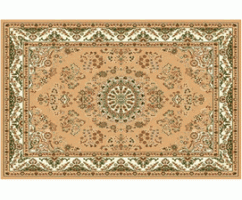 Ковер Merinos Laguna d285 Beige Овал 1,50*1,90