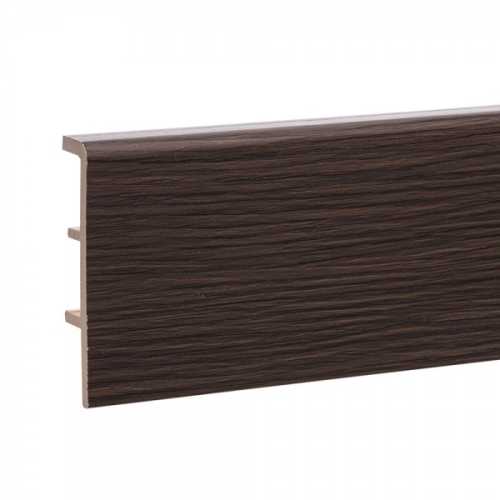 Фото Плинтус напольный Rico Concept 80 Бамбук шоколадный RC80214, 80х20х2200 мм