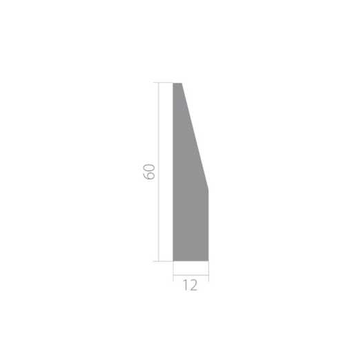 Фото Плинтус под покраску Ultrawood Base 6012 i (60*12*2000)