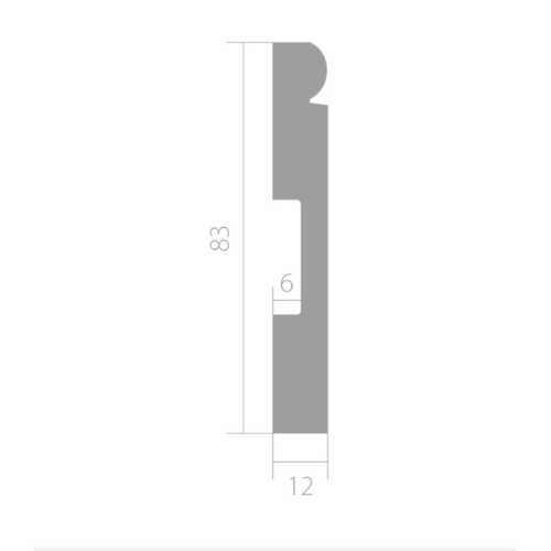 Фото Плинтус под покраску Ultrawood Base 5051 i (82*12*2000)