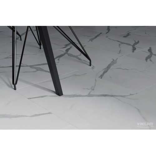 Фото Плитка ПВХ Vinilam Ceramo Stone Греческий мрамор 87999, 43 класс (940х470х6.0 мм)
