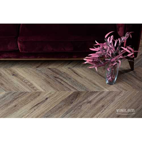 Фото Плитка ПВХ Vinilam Chevron Лувр I107516, 43 класс (1293х305х8.5 мм)