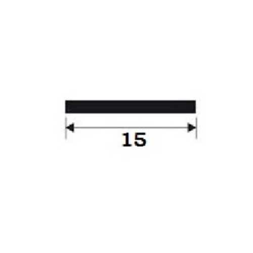 Фото Полоса латунная 15 мм Zeus полированная, 3 метра