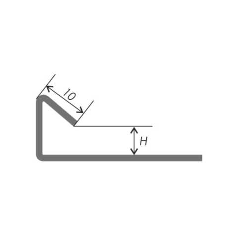 Фото Внутренний профиль для керамической плитки ZKI 10, длина 2700 мм
